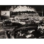 O. Winston Link (1914-2001) - Hot Shot, Eastbound at the Iaeger Drive-In, West Virginia, 1956