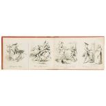 Combe (William).- - [Panorama of Dr. Syntax on his Tour to the Lakes], 18 etched scenes after