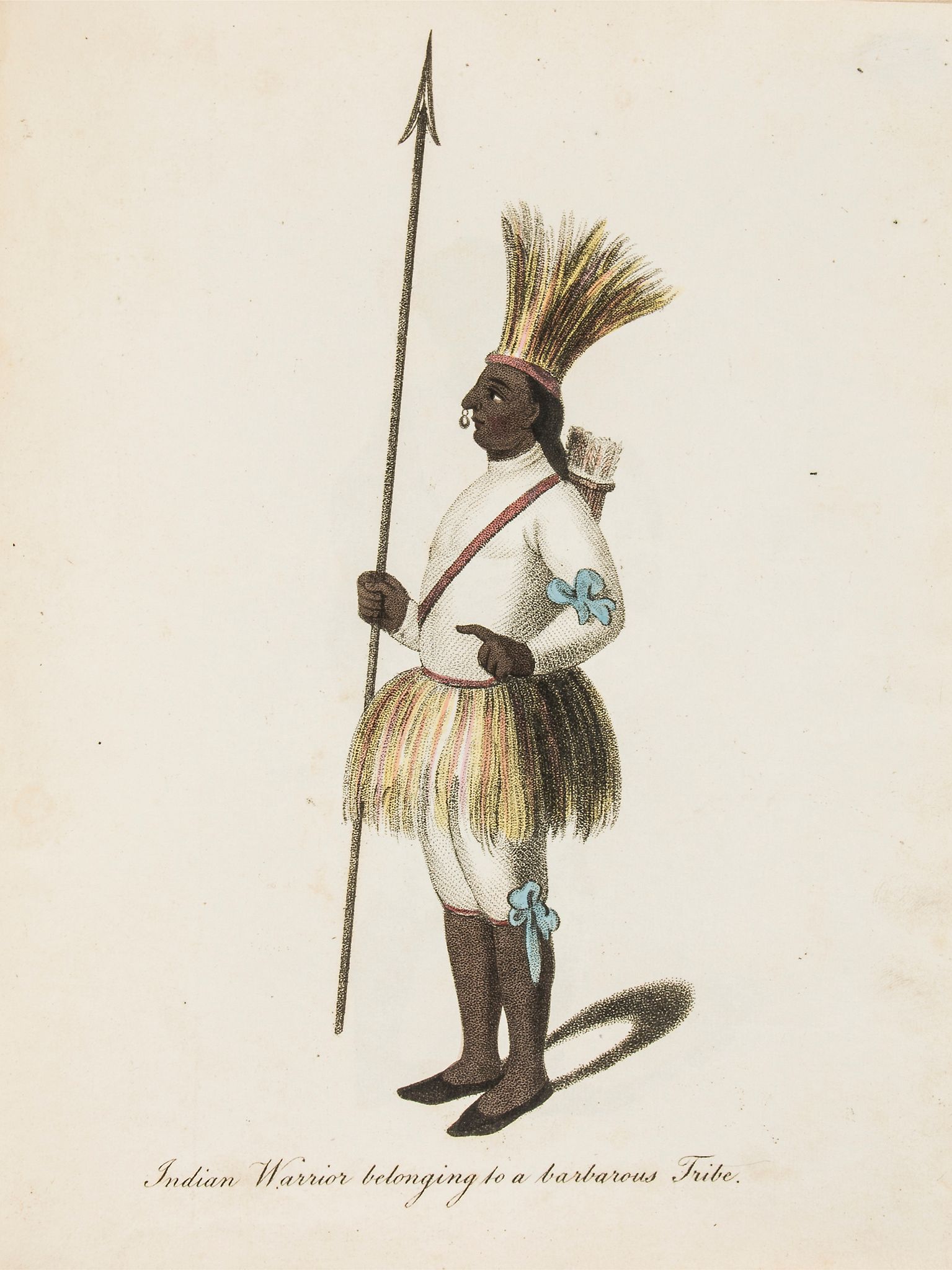 South America.- Peru.- - The Costume of the Inhabitants of Peru, no text, 19 hand-coloured stipple-