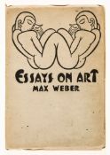Weber (Max) - Essays on Art, first edition, signed presentation inscription from the author to