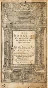 Prayer Book.- - Booke of Common Prayer and administration of the Sacraments, title in woodcut