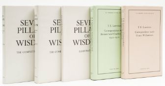 Lawrence (T.E.) - Seven Pillars of Wisdom, 3 vol. (including illustrations), one of 650 copies,