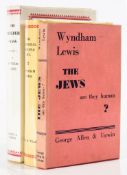 Lewis (Wyndham) - The Jews, are they Human?, dust-jacket, spine lightly faded, near-fine