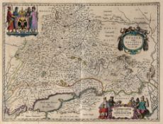 Russia.- Blaeu (Johan and Cornelius) - Russiæ, vulgo Moscovia, pars Australis, southern Russia,