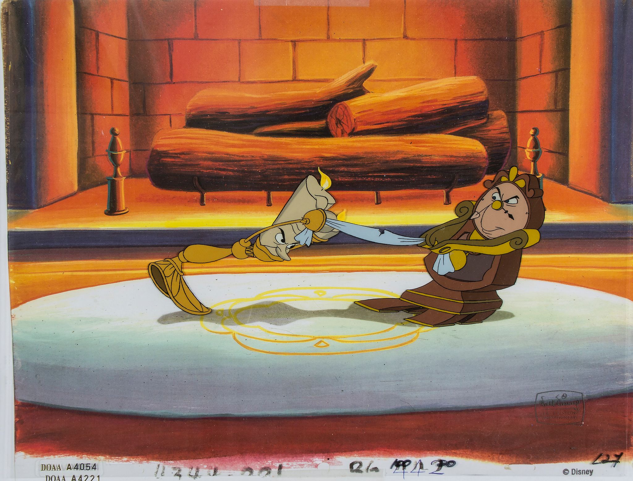 Disney (Walt).- - 'Belle's Magical World', original production cel by Walt Disney Studios from the