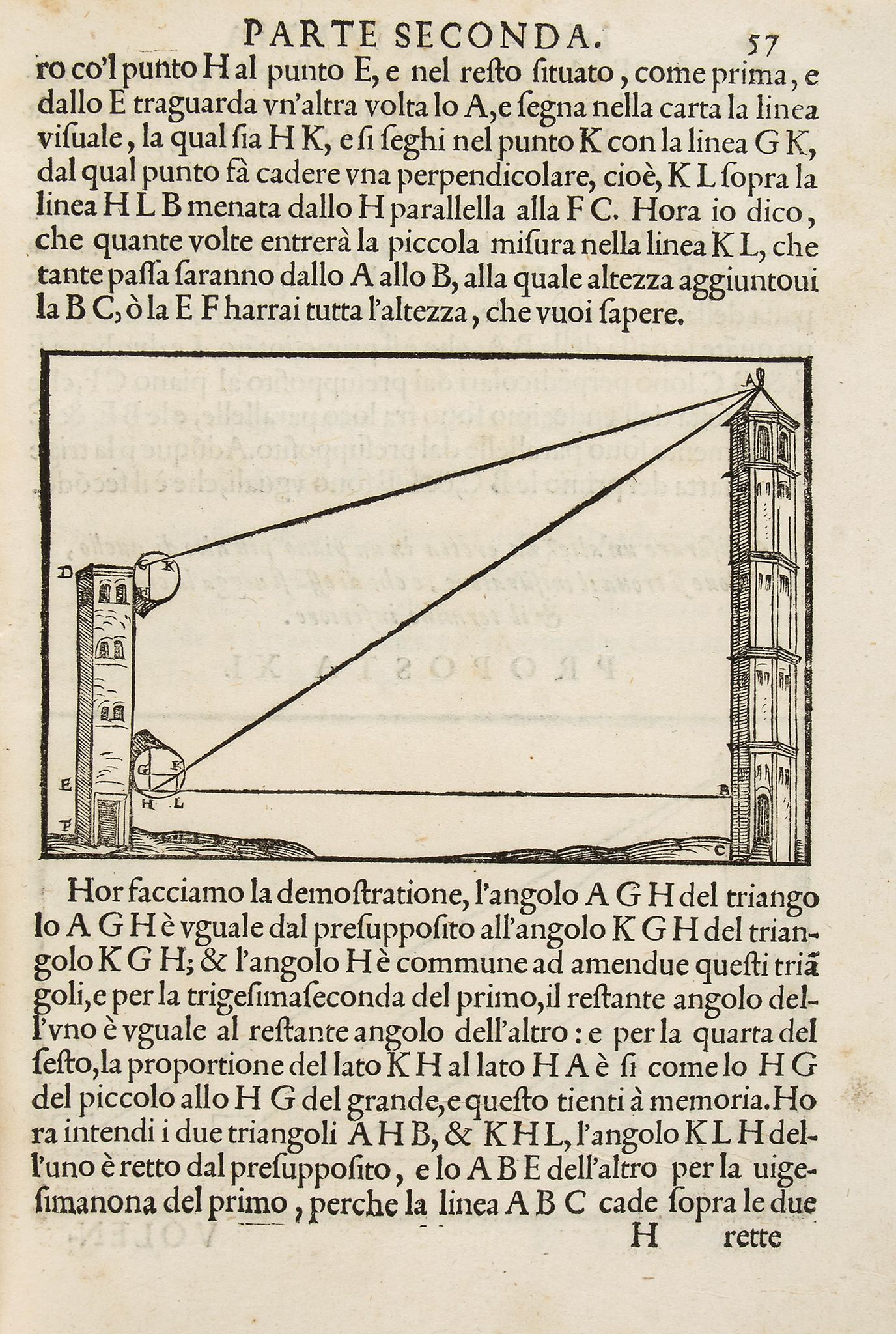 Mathematics.- Belli (Silvio) - Quattro Libri Geometrici,  first collected edition  ,   title with