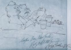 Steadman (Ralph) - Collection of cartoons, 3   original images drawn by   Steadman   while in New