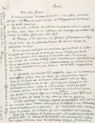 Autograph Letter signed “Magritte” to “Jacques” [Wergifosse], 1p in French  (René,  surrealist