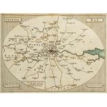 Cary (John) - Survey of other High Roads from London to...,  engraved title, folding map, 1 plan and