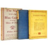 Stevens (Wallace) - Harmonium,  first edition,  third state blue cloth, spine ends lightly rubbed