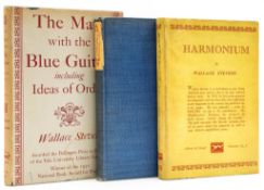 Stevens (Wallace) - Harmonium,  first edition,  third state blue cloth, spine ends lightly rubbed