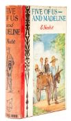 Nesbit (E.) - Five of Us - and Madeline,  first edition,  illustrations by Nora S. Unwin, light