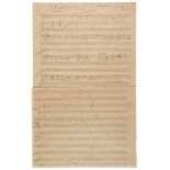 Music score setting of John Drinkwater's poems "Birthright" and  ( Sir   Edward,  composer and