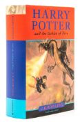 Rowling (J.K.) - Harry Potter and the Goblet of Fire,  first edition, signed by the author     on