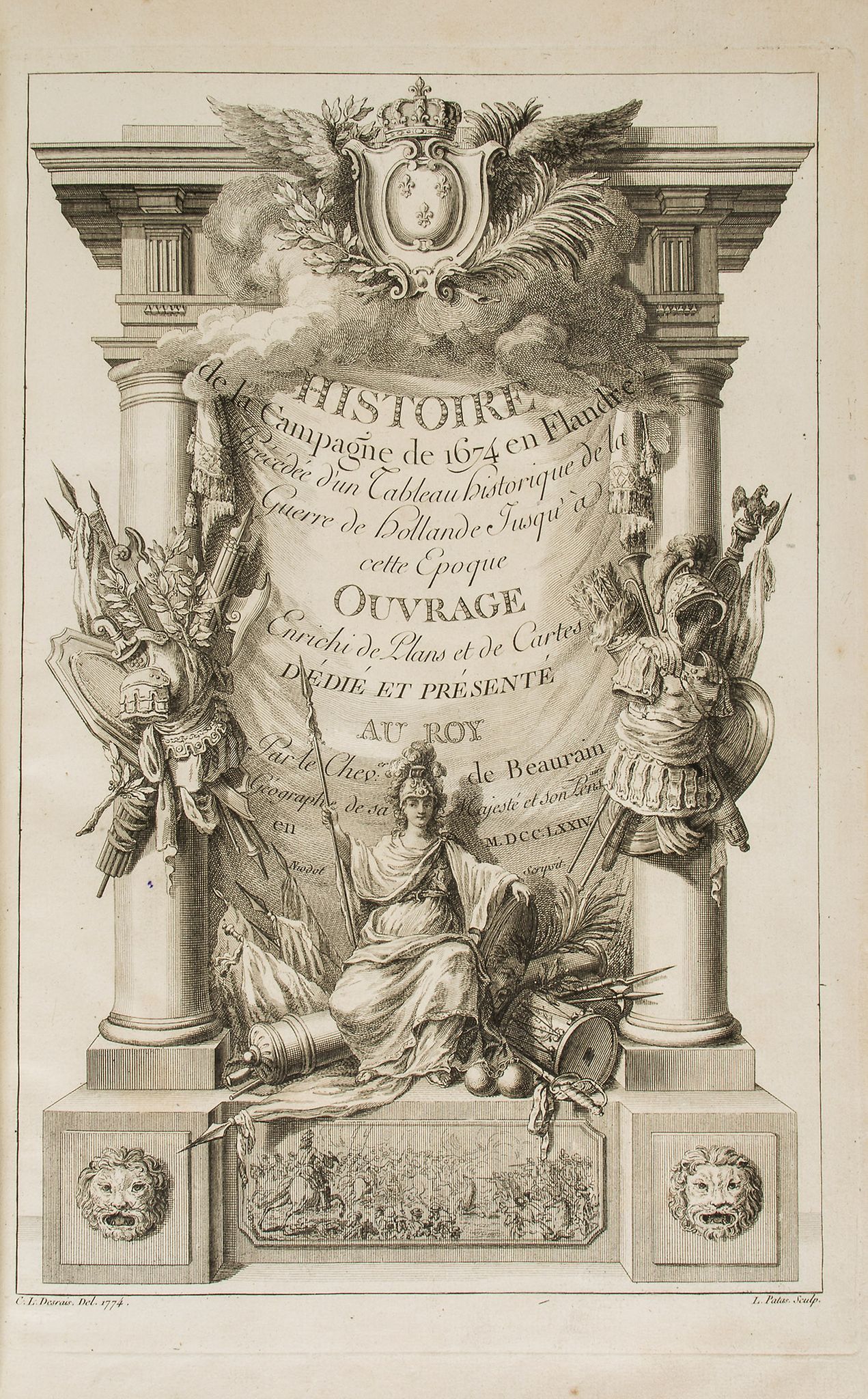 Histoire de la Campagne de M. le Prince de Condé, en Flandre en 1674  ( Chevalier   Jean de)