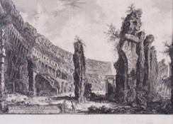 Piranesi (Giovanni Battista) - Veduta dell'interno dell'Anfiteatro Flavio detto il Colosseo,