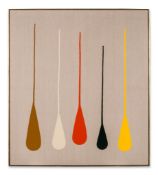 ** Rodney Graham (b. 1949) - Inverted Drip Painting #25, 2008 liquid acrylic on canvas 48 x 40