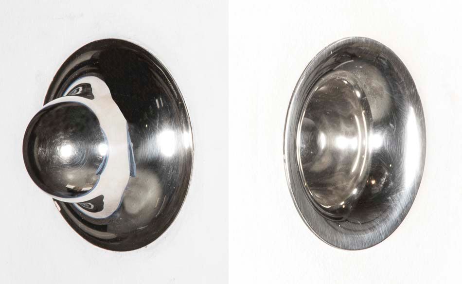 ** Martin Creed (b. 1968) - Work No.172: An intrusion and a protrusion from a wall, 1997 silver in / - Image 2 of 2