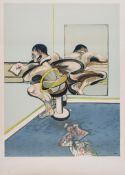 Francis Bacon (1909-1992) - Homme ecrivant reflete dans un miroir (S.13) lithograph printed in