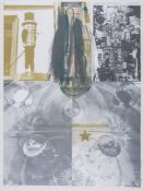 Robert Rauschenberg (1925-2008) - American Pewter with Burroughs II lithograph with embossing