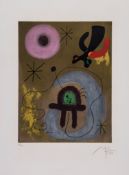 Joan Miró (1893-1983)(after) - Mauve de la Lune (after)(MA.1704) lithograph printed in colours,
