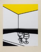 Patrick Caulfield (1936-2005) - Black and White Cafe (C.31) screenprint in colours, 1973, signed