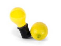 Joseph Beuys (1921-1986) - Capri-Batterie light bulb, electrical plug and lemon, 1985, numbered