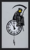 Banksy (b.1974) - Grin reaper screenprint in colours, 2005, signed in pencil, numbered 39/300,