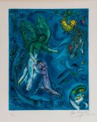Marc Chagall (1887-1985)(after by Charles Sorlier) - La Lutte de Jacob et de l'Ange, by Charles