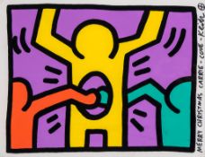 Keith Haring (1958-1990) - Pop Shop I (L see p.83) screenprint in colours, 1987, signed and
