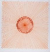 Ed Ruscha (b.1937) - Hot Air Being Blown (E.126) lithograph printed in colours, 1982, signed and