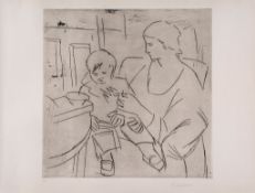 Pablo Picasso (1881-1973) - Maternite (B.70) etching, 1922-23, signed in pencil, numbered from the