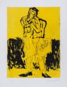 Georg Baselitz (b.1938) - Maler im Mantel aquatint and etching, 2006, signed and dated in pencil,