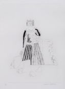 David Hockney (b.1937) - The Rescued Princess (T.99) softground etching with aquatint, 1969,