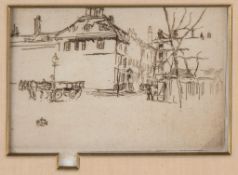 James A.M. Whistler (1834-1903) - Temple (K.234) etching, 1881, inscribed   imp   with    the