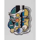 Fernand Léger (1881-1955) - La Colombe (S.115) lithograph printed in colours, 1952, signed in