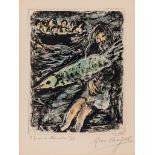 Marc Chagall (1887-1985) - Jonas II (M.660) lithograph printed in colours, 1972, signed in pencil,