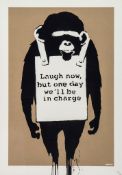 Banksy (b.1974) - Laugh Now screenprint in colours, 2004, numbered 305/600, published by Pictures on