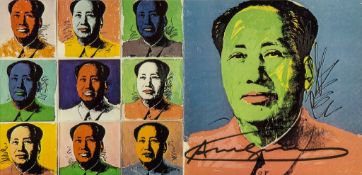 Andy Warhol (1928-1987)(after) - Mao Announcement offset lithograph printed in colours, 1972, signed