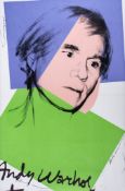 Andy Warhol (1928-1987)(after) - Poster for Zurich Retrospective lithographic poster printed in