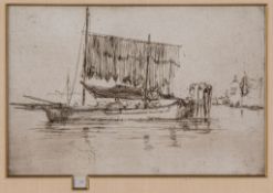 James A.M. Whistler (1834-1903) - Fishing Boat (K.208) etching, 1879-1880, inscribed   imp   with