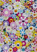 Takashi Murakami (b.1962) - An Hommage to Yves Klein, Multicolor A offset lithograph printed in