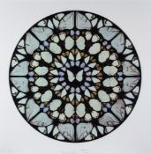 Damien Hirst (b.1965) - Benedictus Dominus screenprint in colours with diamond dust and glaze, 2009,