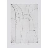 Ben Nicholson (1894-1982) - Urbino (C.1) etching, 1965, signed in pencil, from the edition of 50, on