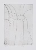 Ben Nicholson (1894-1982) - Urbino (C.1) etching, 1965, signed in pencil, from the edition of 50, on