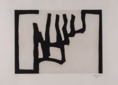 Eduardo Chillida (1924-2002) - Inguru II (K.68002) etching with aquatint, 1968, signed in pencil,