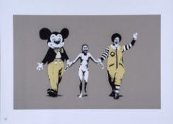 Banksy (b.1974) - Napalm screenprint in colours, 2004, numbered 233/500, published by Pictures on