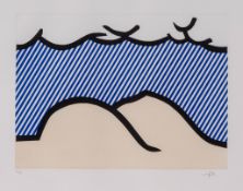Roy Lichtenstein (1923-1997) - Illustration for "De Denver au Montana, Depart 27 Mai 1972"(I) (C.