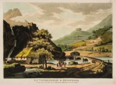 Six Views in Dorset & Devonshire, the set of 6 hand-coloured aquatint plates  (Rudolph,