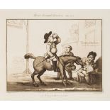 Rowlandson (Thomas).- Woodward (George Moutard) - Horse Accomplishments,  the set of 12 etched and